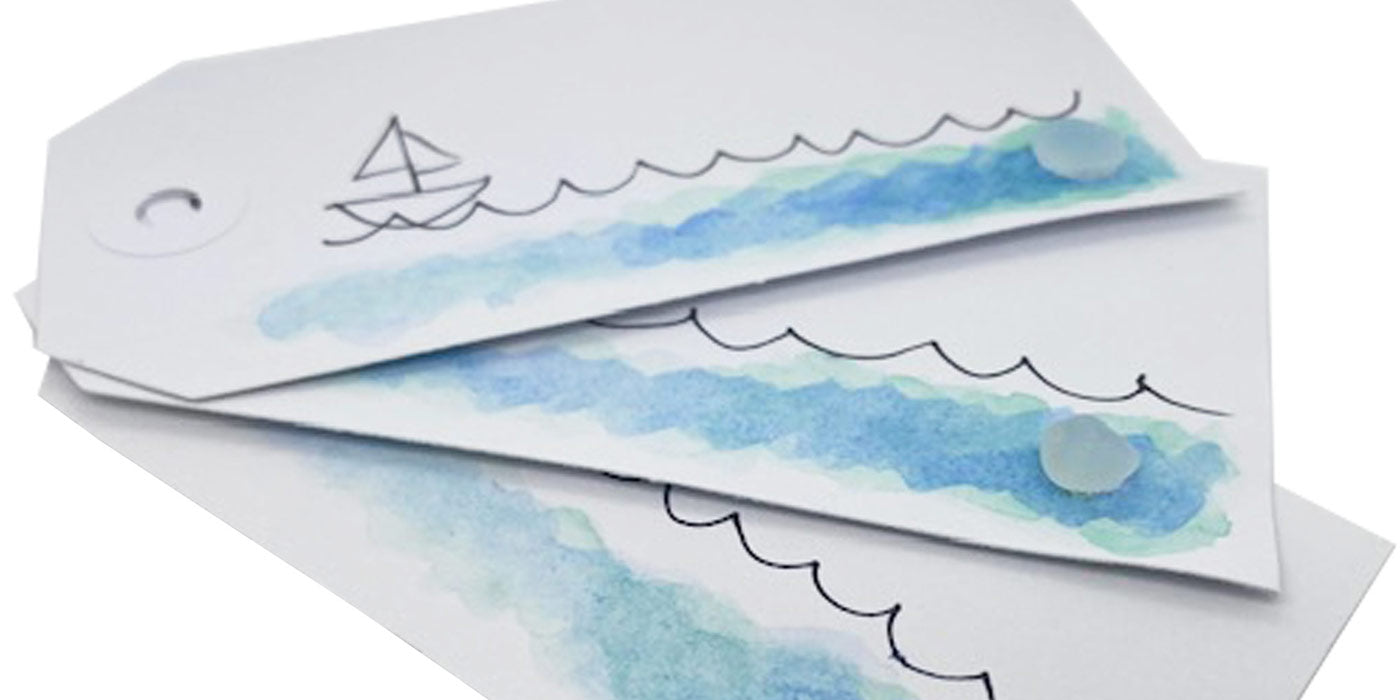 Sea Glass Gift Tags
