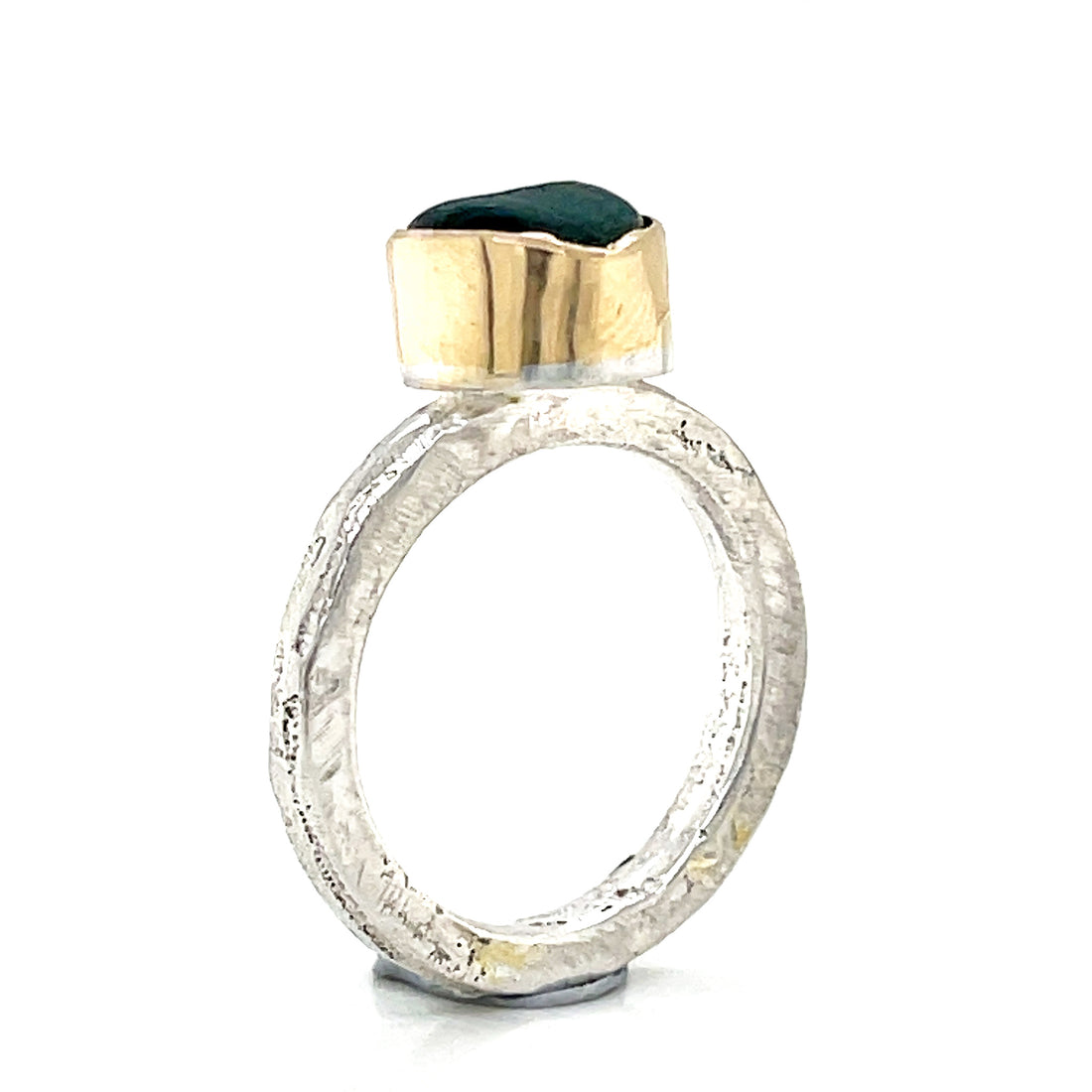 nd gold ring, emerald green ring sea glass jewellery