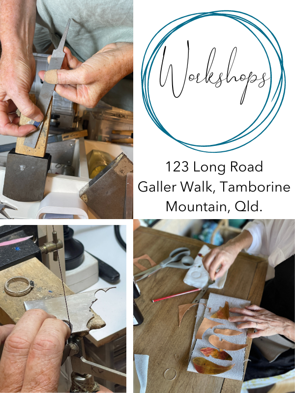 Workshops for beginners, jewellery making workshops Tamborine Mountain