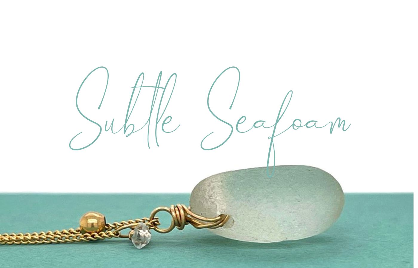 seafoam sea glass jewellery handmade in australia