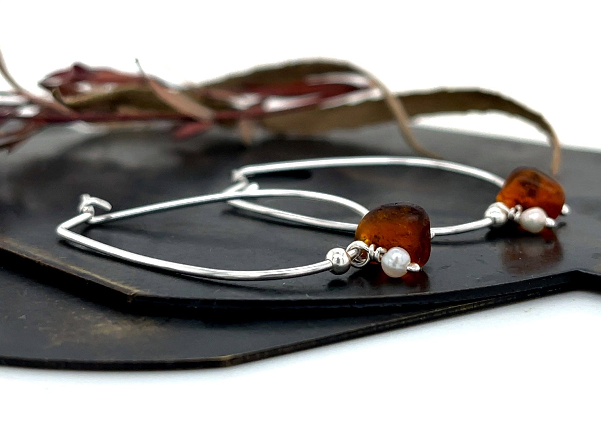 Amber Sea Glass Jewellery