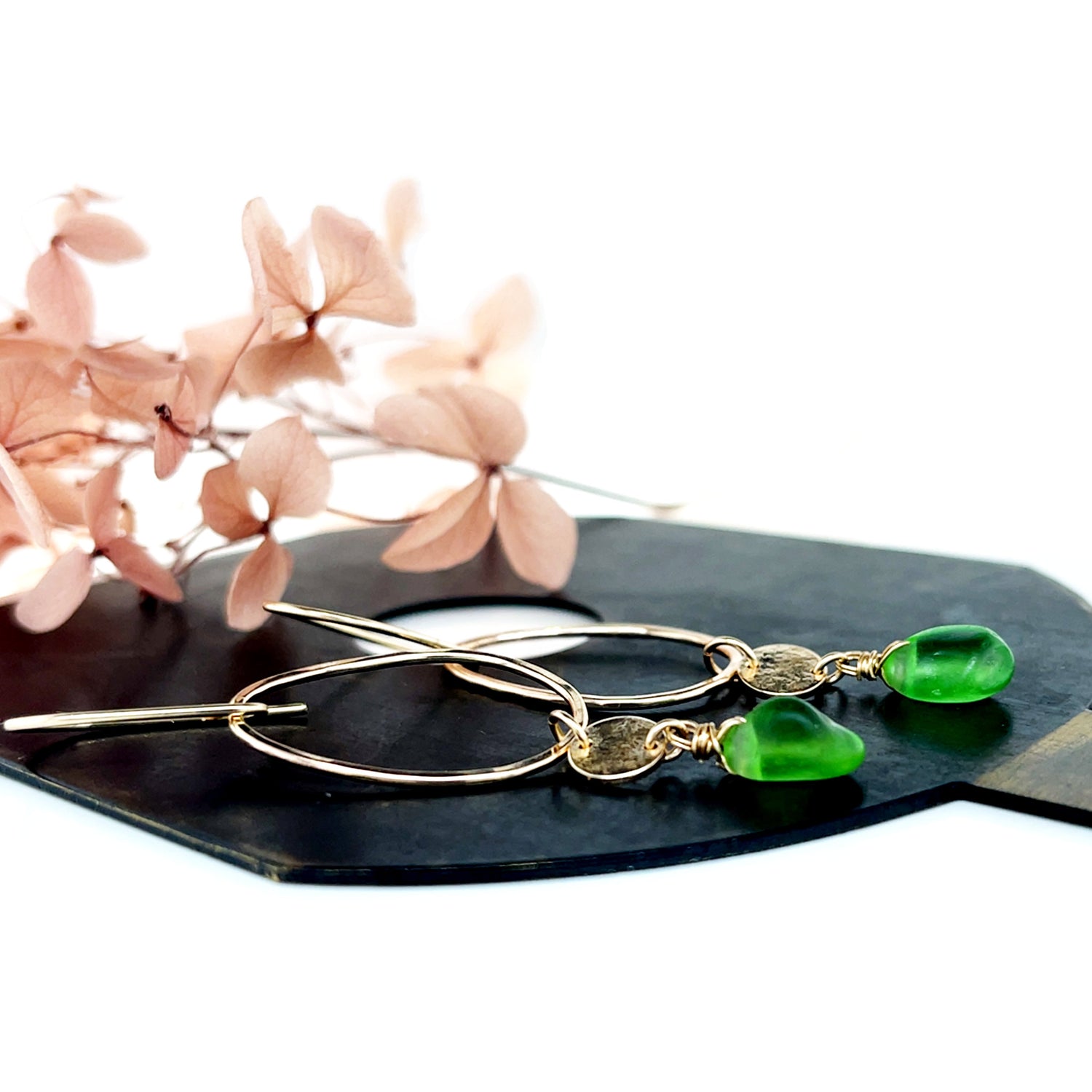 emerald drop earrings australia