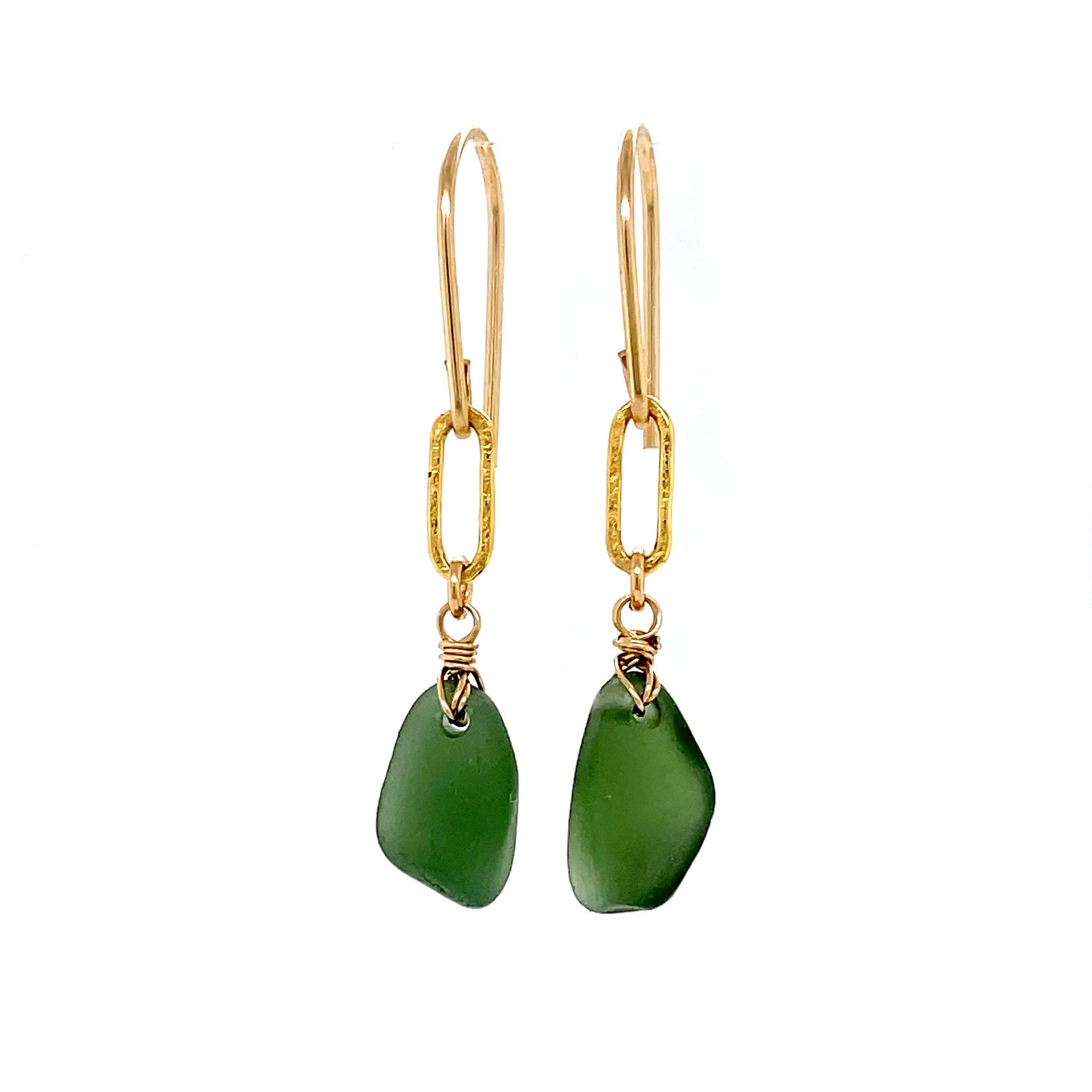 green jewellery set