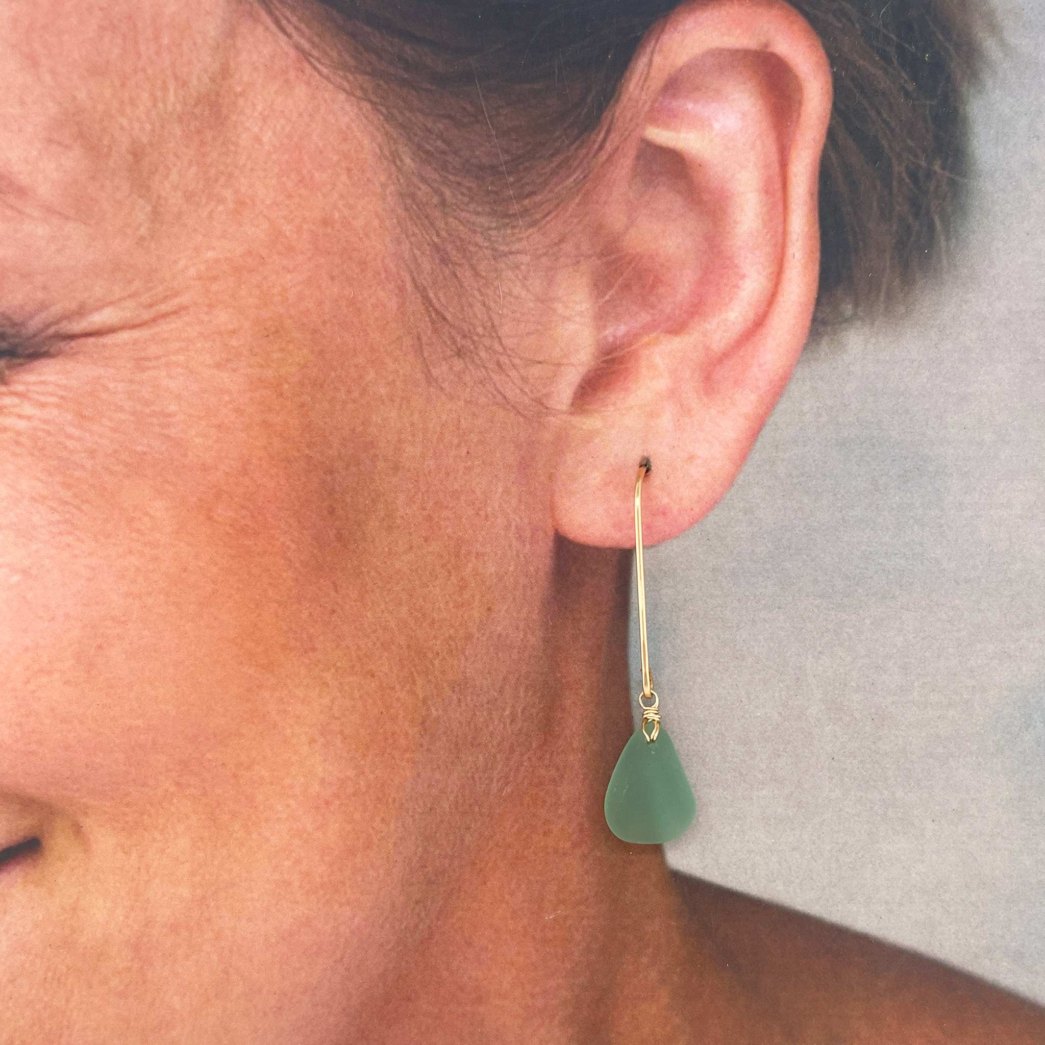 upcycled earrings, unusual earrings, delicate earrings