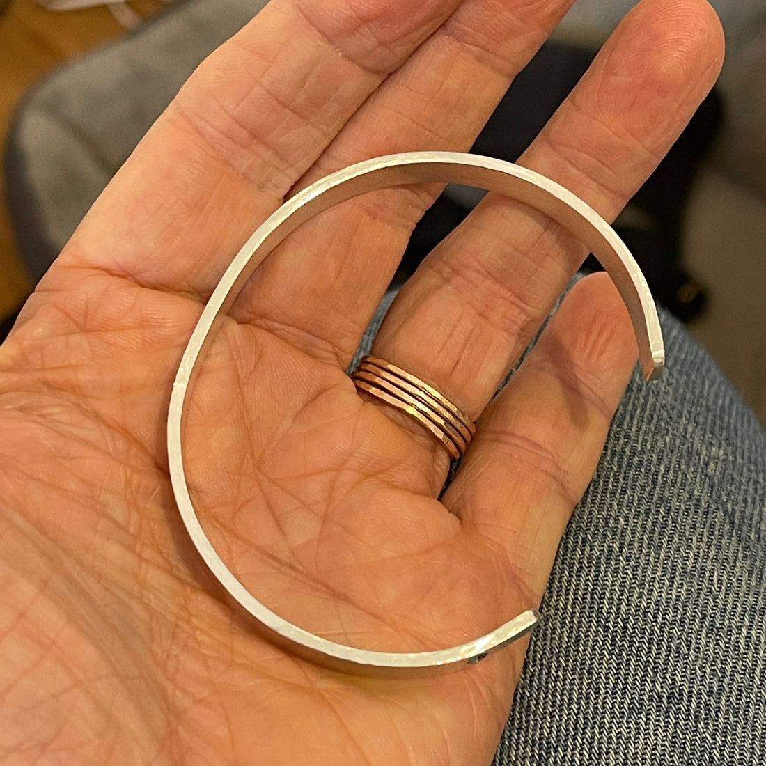 Solid Silver Cuff Workshop