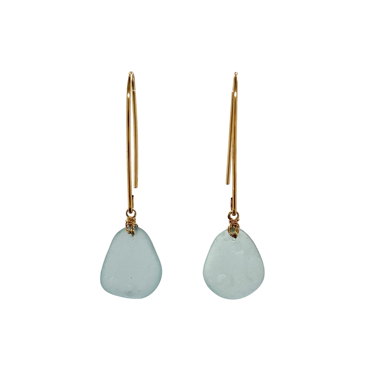 aqua gold drop earrings australia
