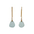 aqua gold drop earrings australia
