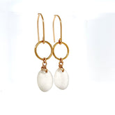 seaglass gold earrings australia
