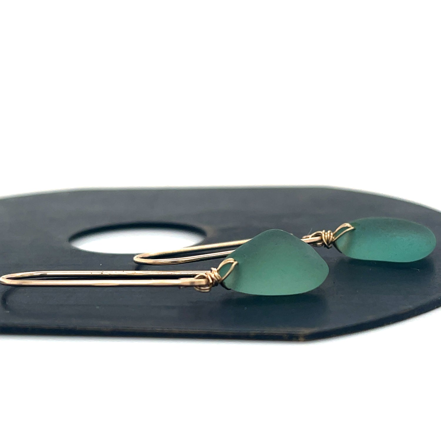 seaglass green earrings mint colouredearrings
