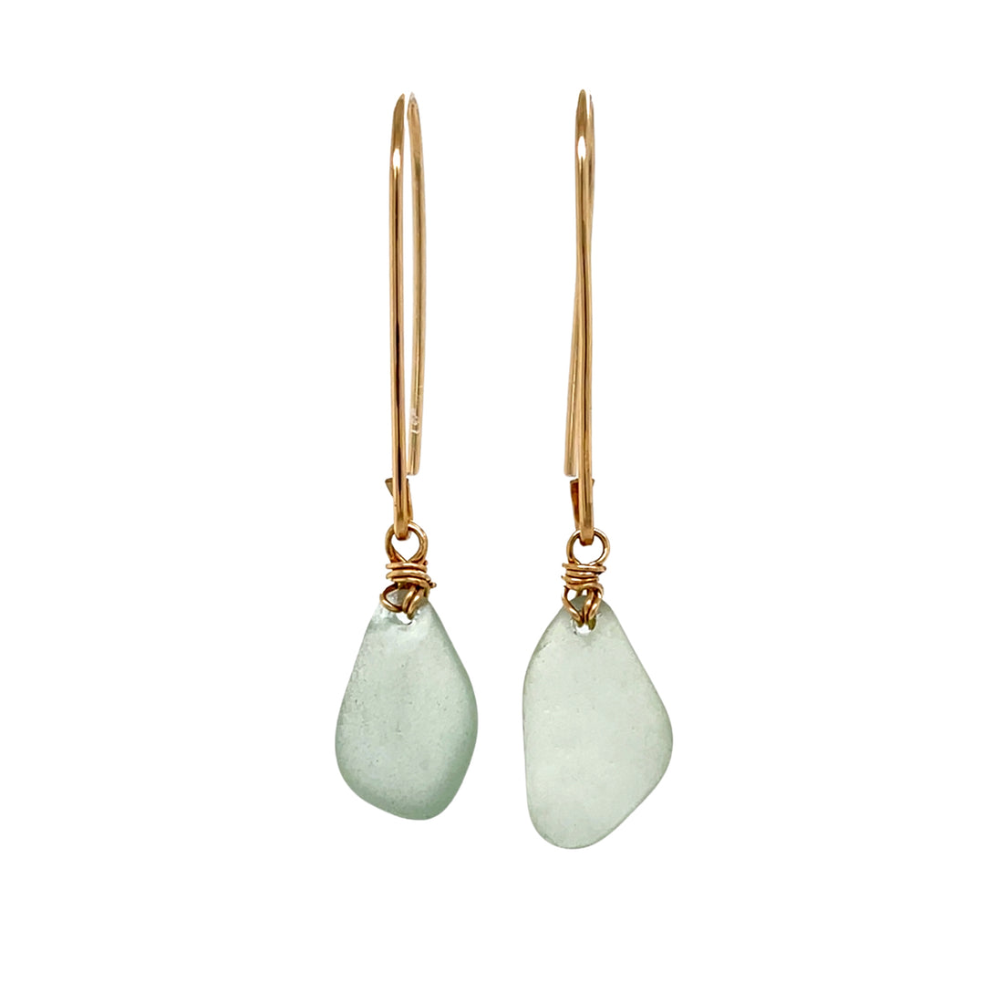 seafoam green earrings