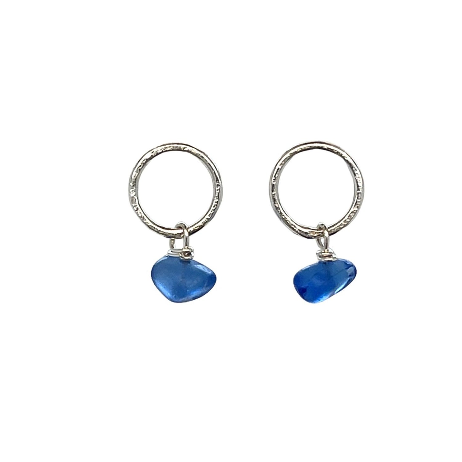Coastal-inspired blue sea glass jewellery by Kriket Broadhurst

