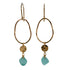 turquoise drop earrings, statement earrings