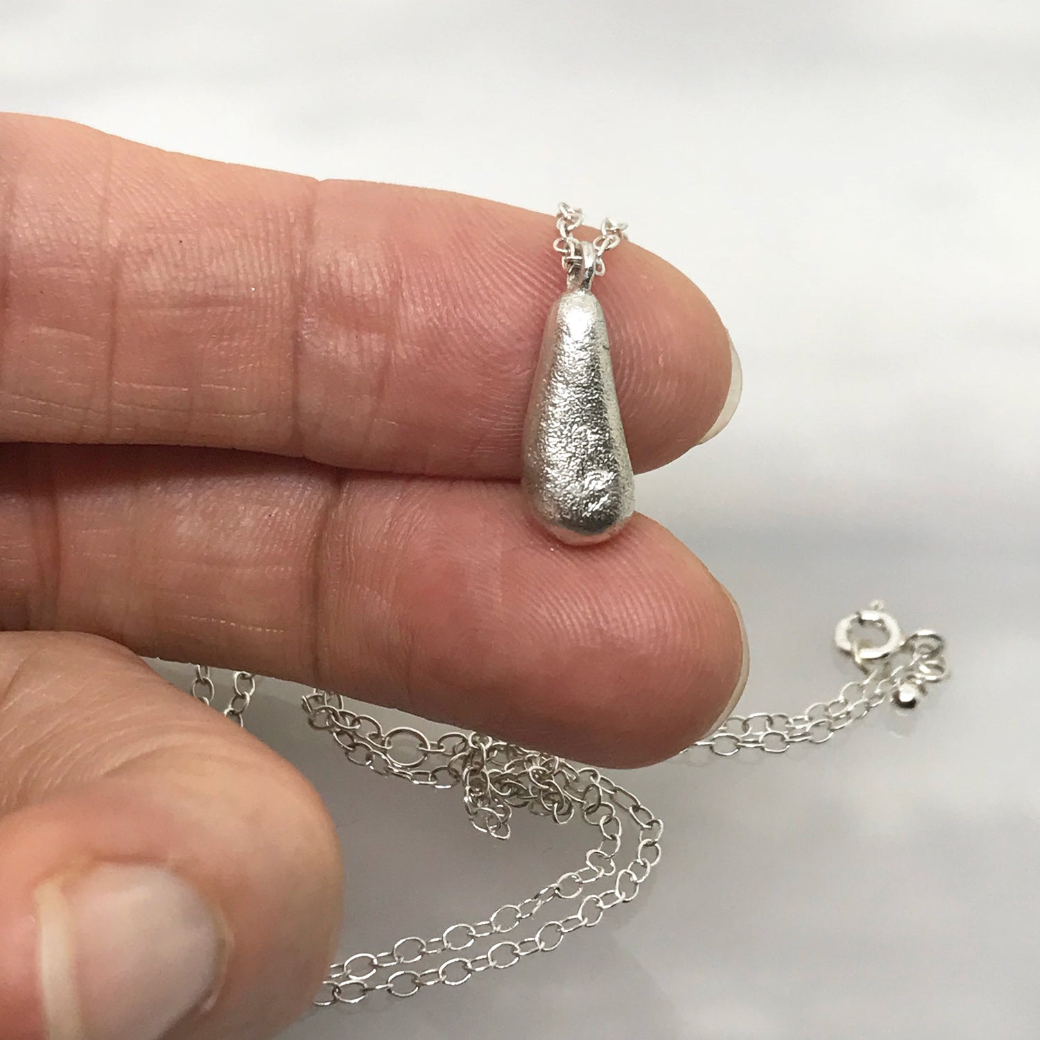 Long Silver Charm Necklace – Kriket Broadhurst jewellery Australian made
